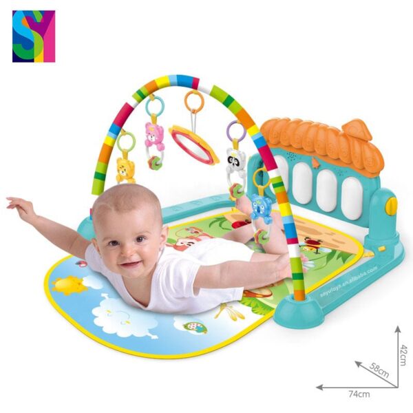 Multi-Functional Baby Gym Play Mat with Piano Multi-Functional Baby Gym Play Mat with Piano
