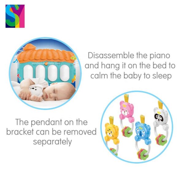 Multi-Functional Baby Gym Play Mat with Piano Multi-Functional Baby Gym Play Mat with Piano