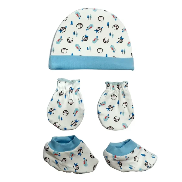 Newborn Baby Caps, Mittens, and Booties Combo Set – Soft, Breathable, and Comfortable Newborn Baby Caps, Mittens, and Booties Combo Set – Soft, Breathable, and Comfortable