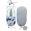 WB-031-BL_5 Baby Moo Face Printed Soft Slip-On Shoes – Warm & Cozy Plush Booties for Infants & Toddlers