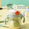 Cute Dinosaur Baby Sipper Bottle with Silicone Straw – Spill-Proof, BPA-Free, Easy Grip, 300ml Cute Dinosaur Baby Sipper Bottle with Silicone Straw – Spill-Proof, BPA-Free, Easy Grip, 300ml
